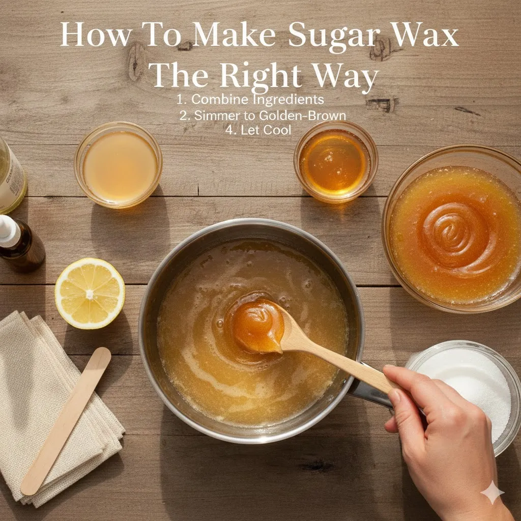 How to Make Sugar Wax Recipe the Right Way