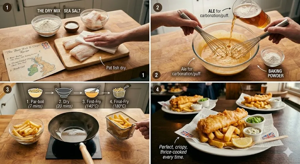How to Make the Best Fish and Chips recipe the Right Way