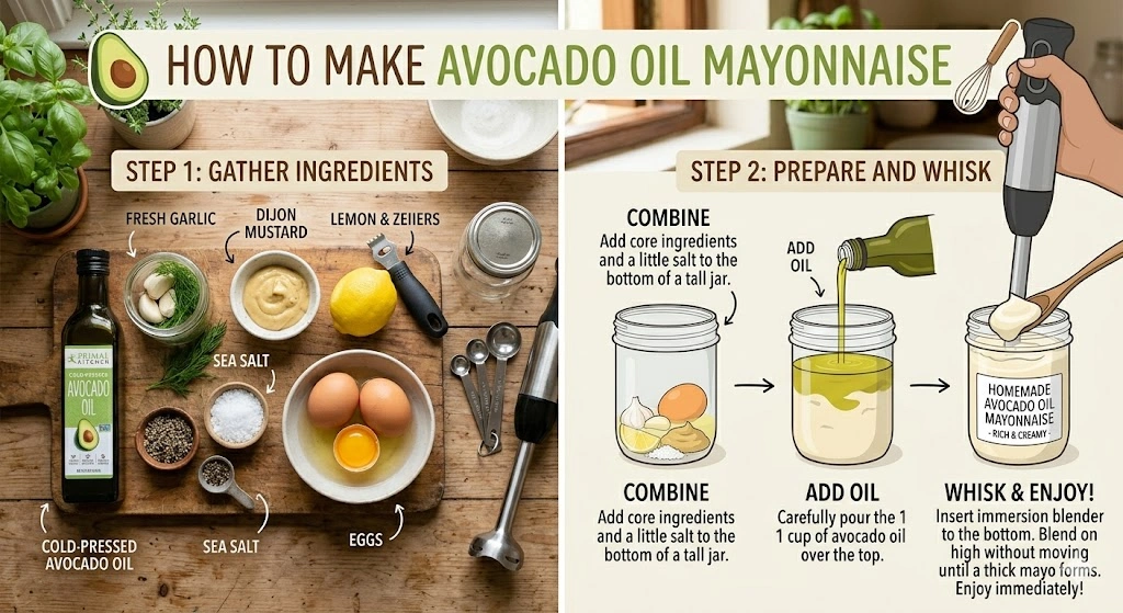 How to Make Avocado Oil Mayonnaise recipe