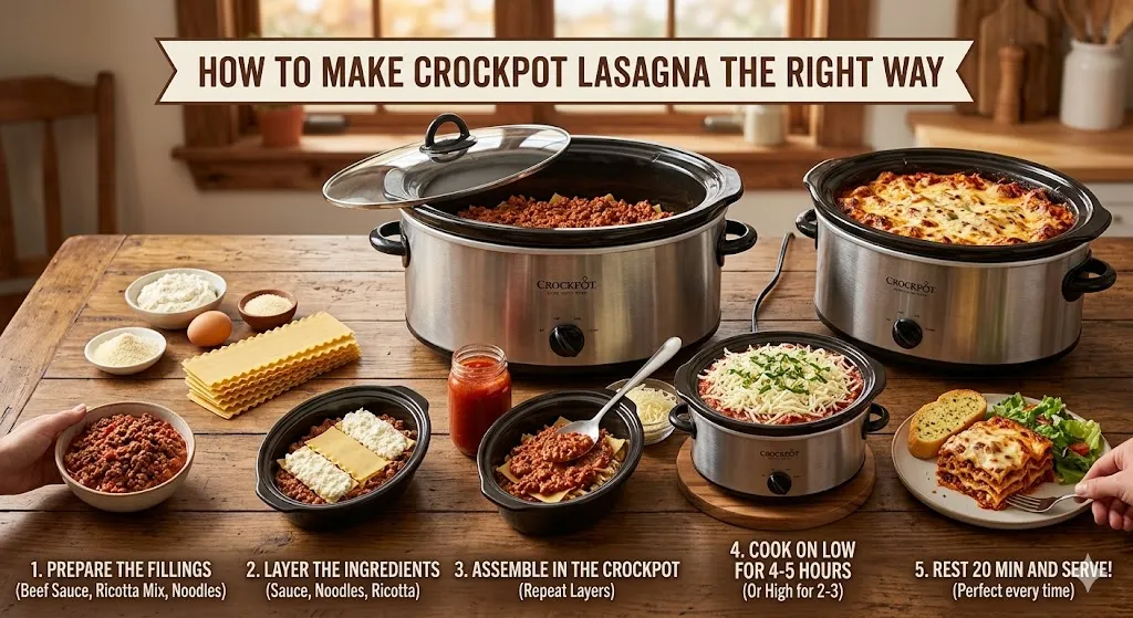 How to Make Crockpot Lasagna the Right Way