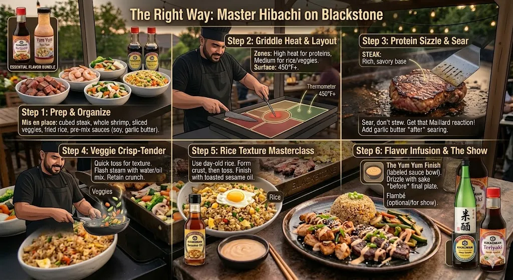 How to Make Hibachi on Blackstone recipe the Right Way