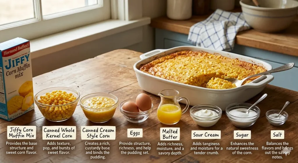 Ingredients Corn Pudding Recipe Jiffy and Why Each One Matters