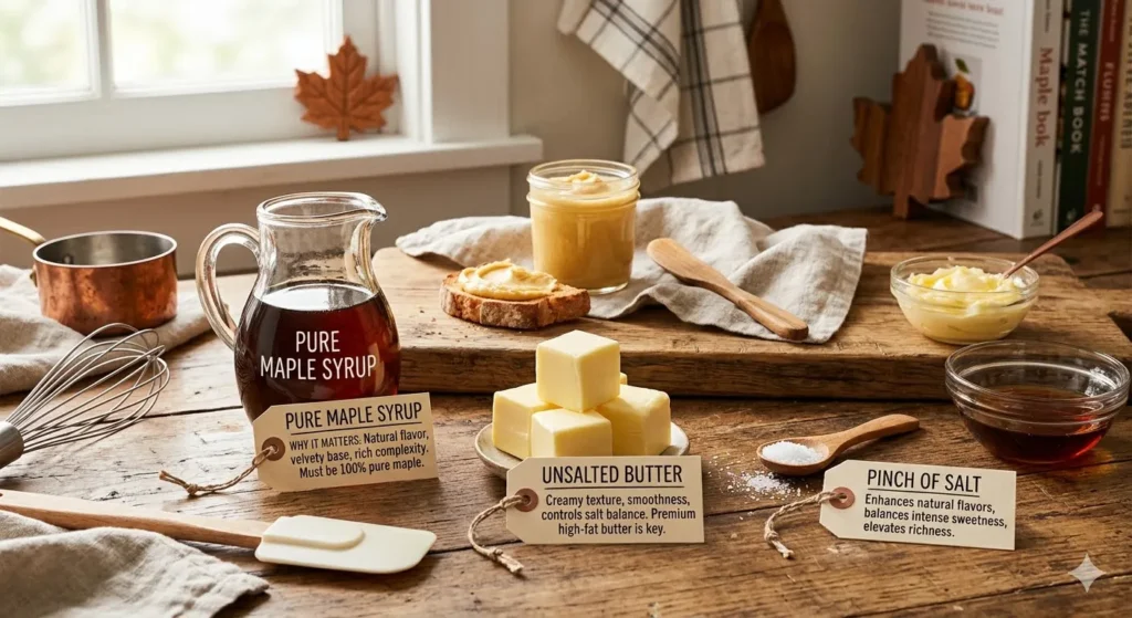 Ingredients and Why Each One Matters for the Best Maple Butter
