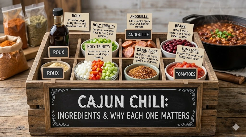 Ingredients and Why Each One Matters in cajun chili recipe