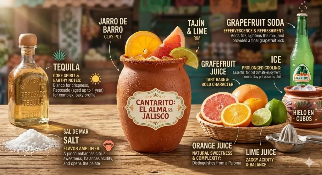 Key Ingredients in a Cantarito recipe and Why They Matter