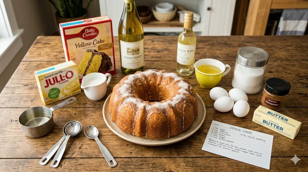 Ingredient crack cake recipe