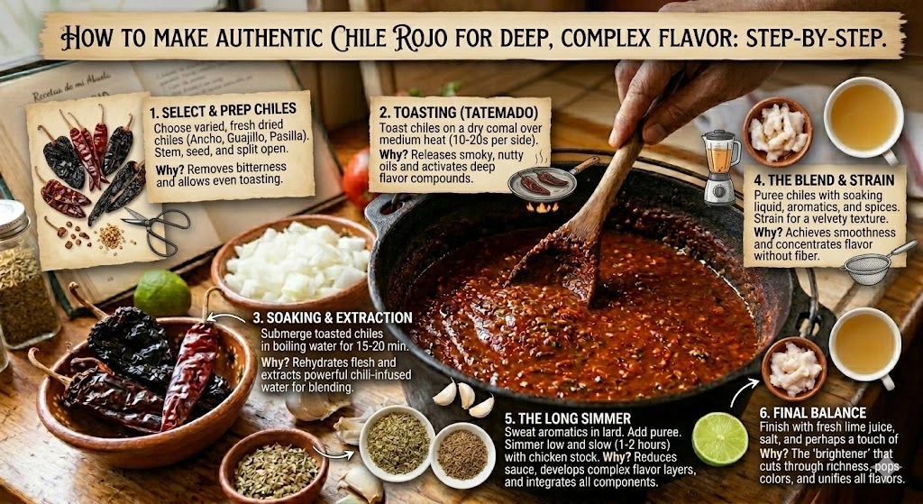 How to Make Chile Rojo Recipe the Right Way for Deep, Authentic Flavor