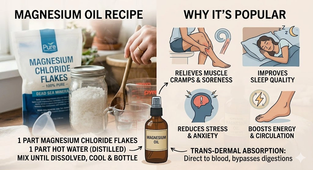 What Is magnesium oil recipe and Why It’s Popular