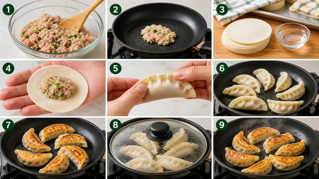 Make Chicken Potstickers the Right Way