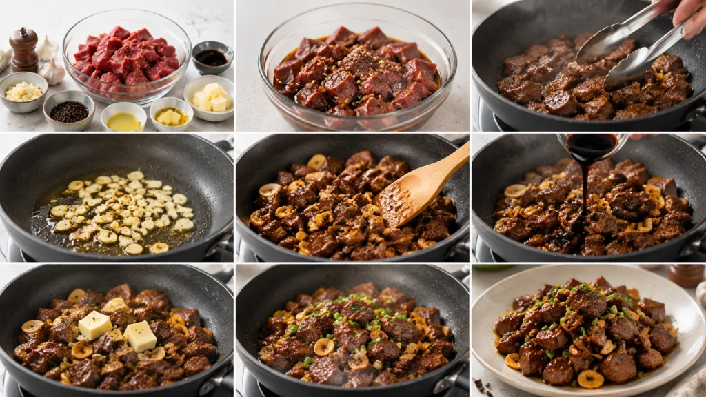 Recipe Step by Step Instructions