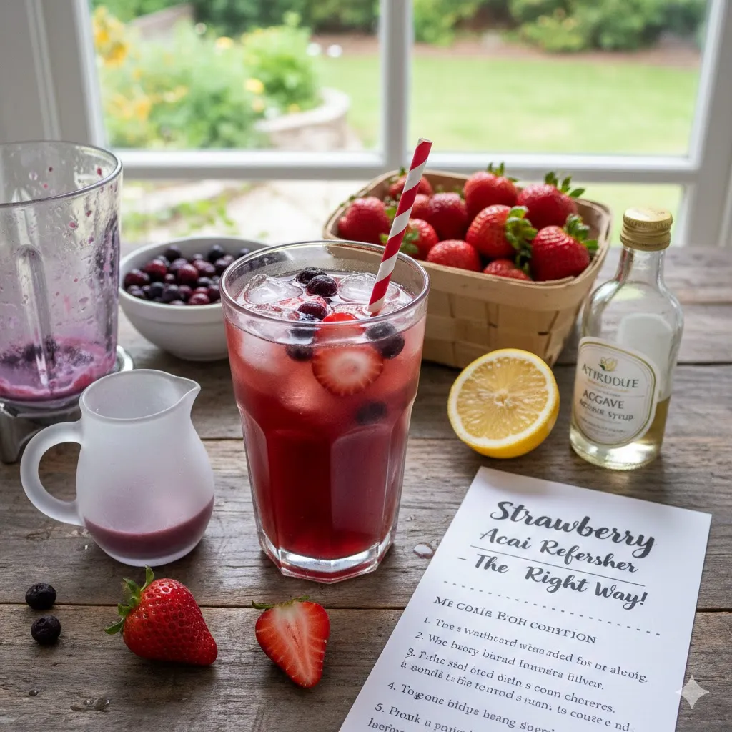 strawberry acai refresher recipe