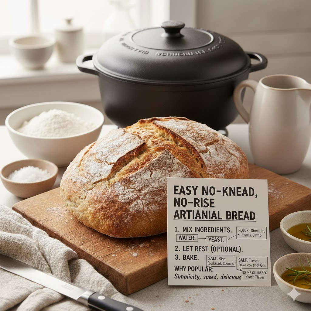 no rise bread recipe