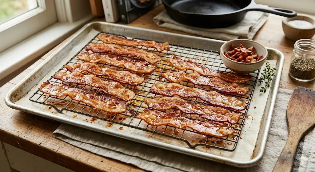 oven cooked bacon recipe