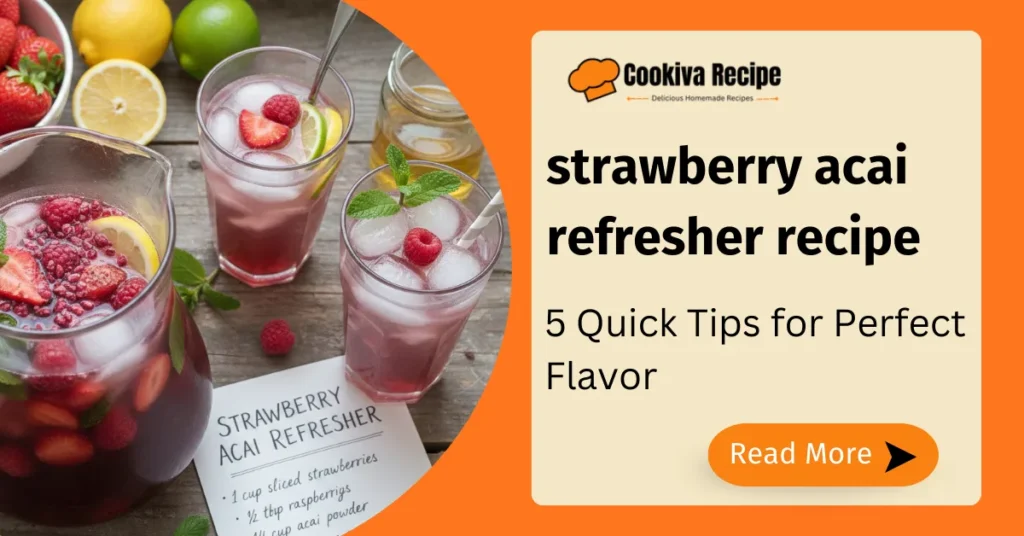 strawberry acai refresher recipe