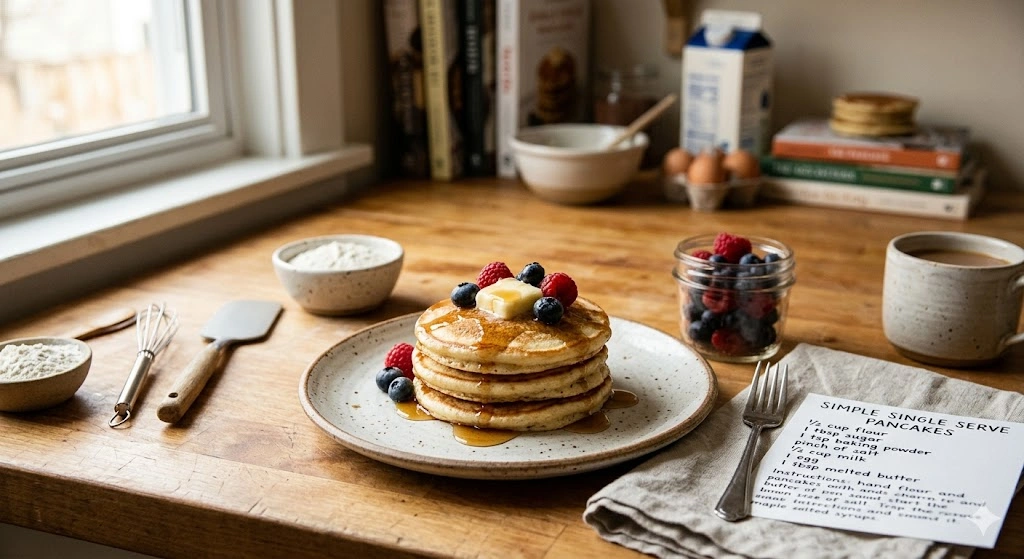 Single serve pancake recipe