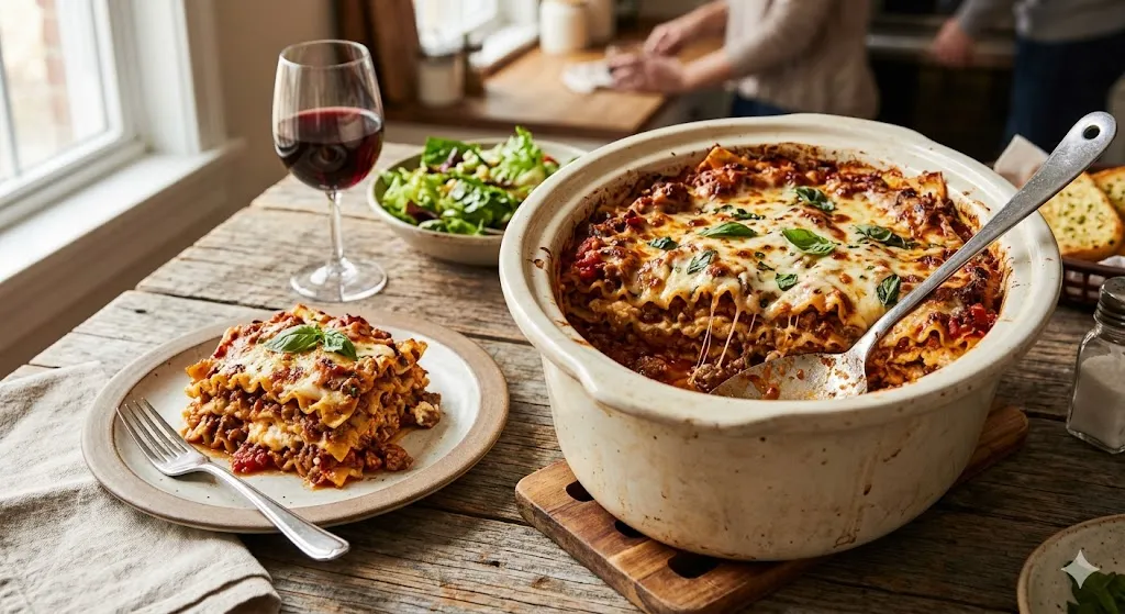 crockpot lasagna recipe