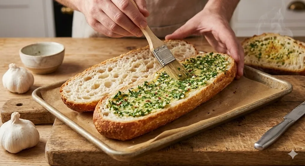 garlic bread recipe oven
