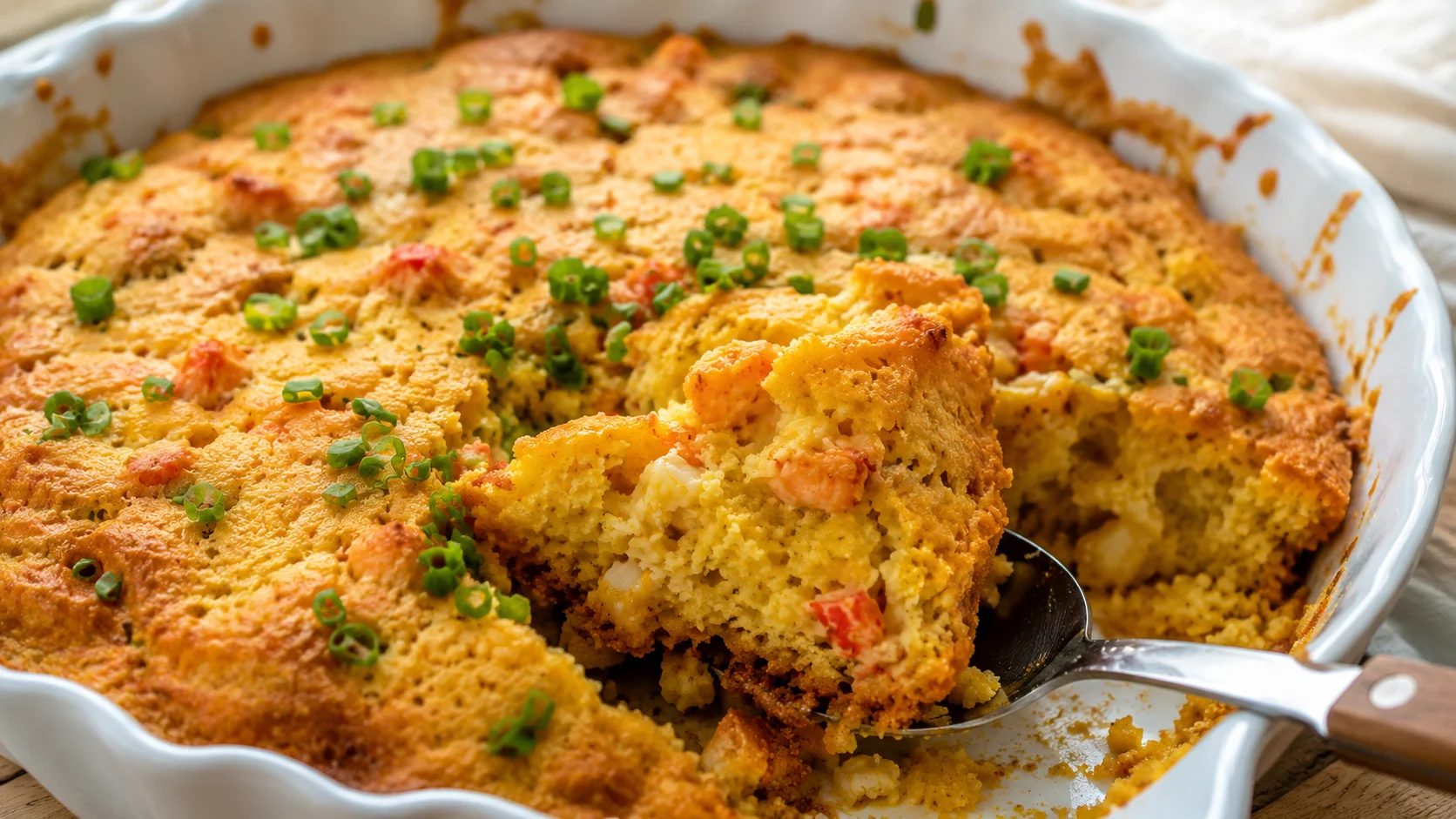 Crawfish Cornbread Recipe