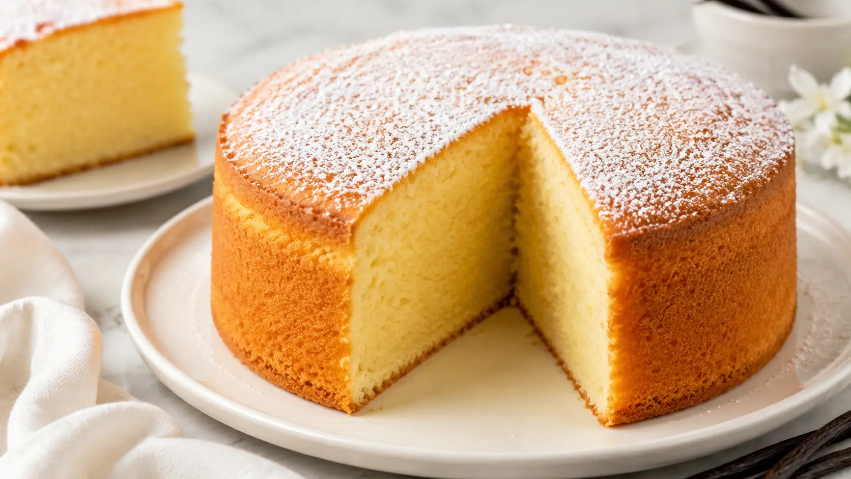 fluffy vanilla cake recipe