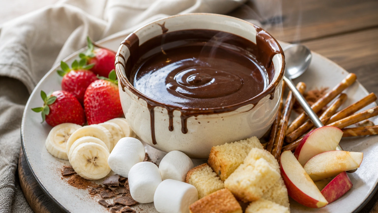 Melting Pot Chocolate Fondue Recipe