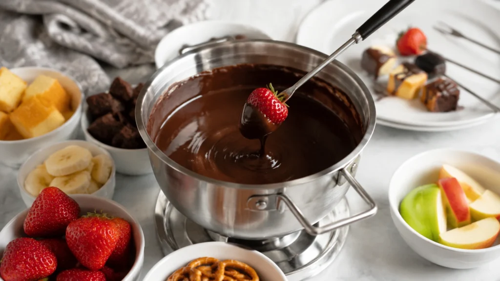 Melting Pot Chocolate Fondue Recipe
