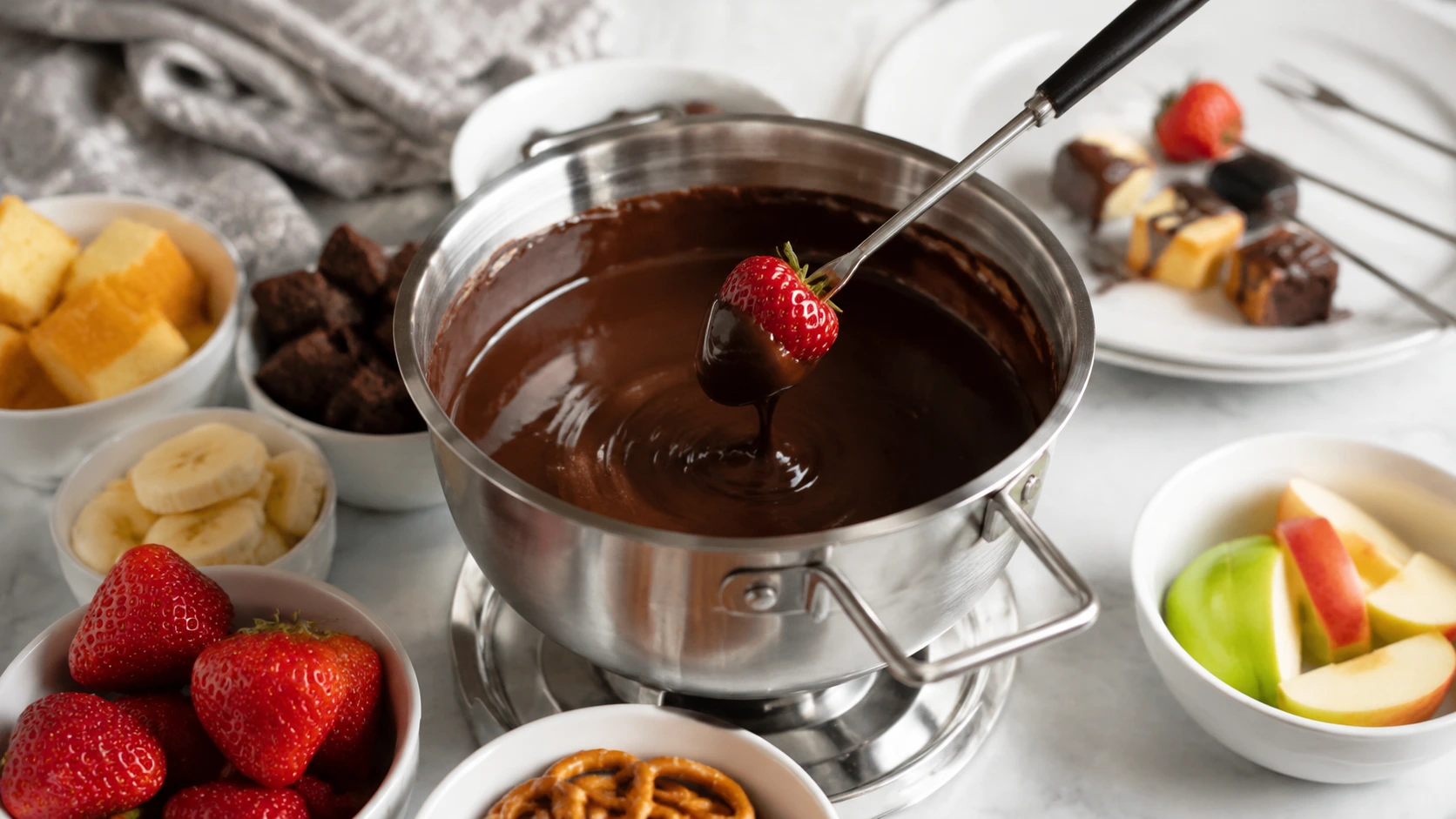 Melting Pot Chocolate Fondue Recipe