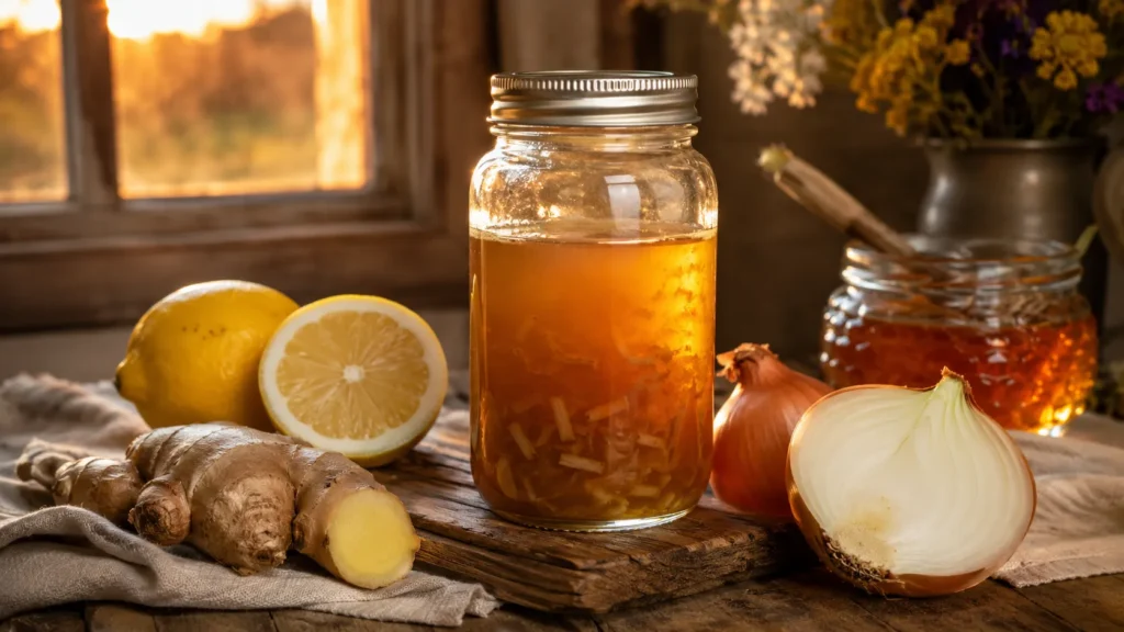 Classic homemade Amish cough syrup