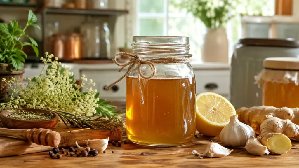 Homemade Amish cough syrup